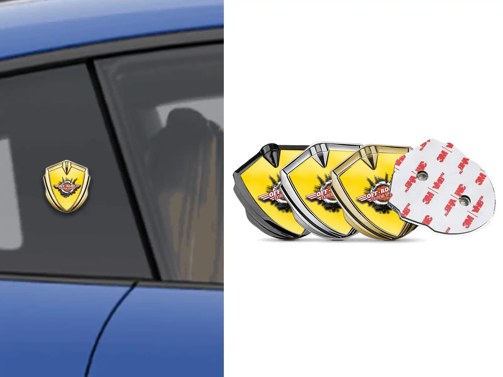 Silicone Emblem Badge Design Focused Stylish